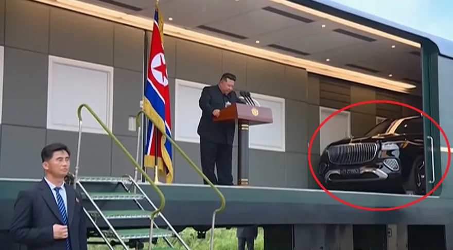 金正恩下鄉勘災新豪車意外曝光　綠皮專列內藏660萬「賓士邁巴赫」