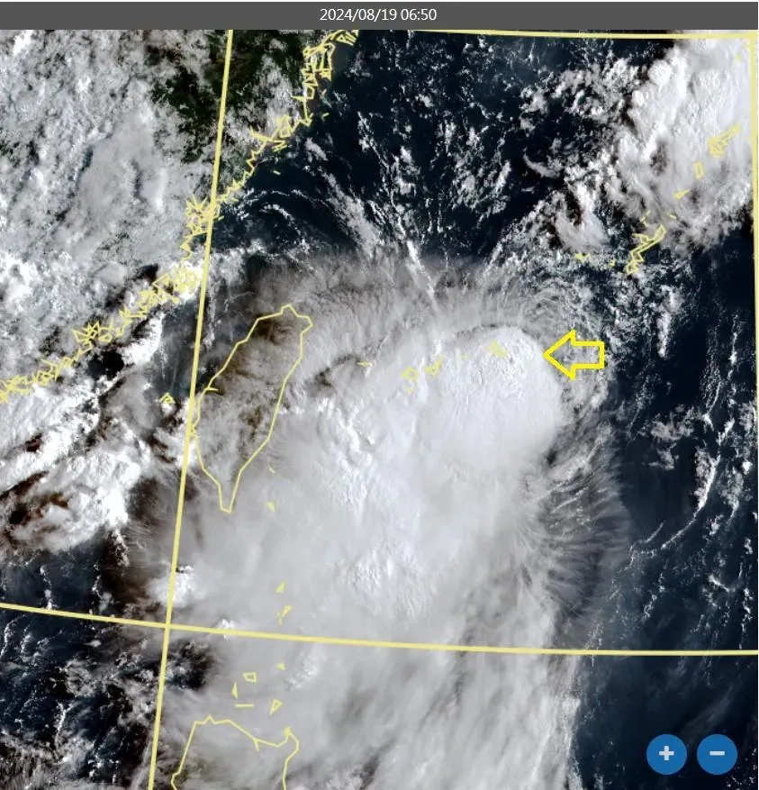 台灣東邊蹦出一個颱風！「雲雀」飛向北方　鄭明典曝關鍵