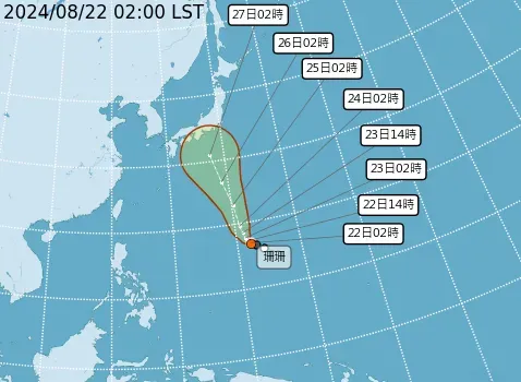 珊珊颱風恐增強變中颱！預測路徑、對台影響曝　午後各地慎防雷雨彈