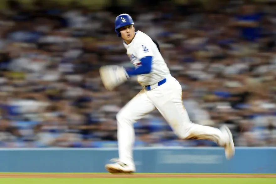 影/大谷翔平快腿再添1盜！「成功率92.2%」超驚人　道奇遭砲轟無緣3連勝