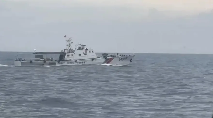 快訊/大陸海警連兩日編隊航入金門水域　海巡「1對1」平行對應驅離畫面曝