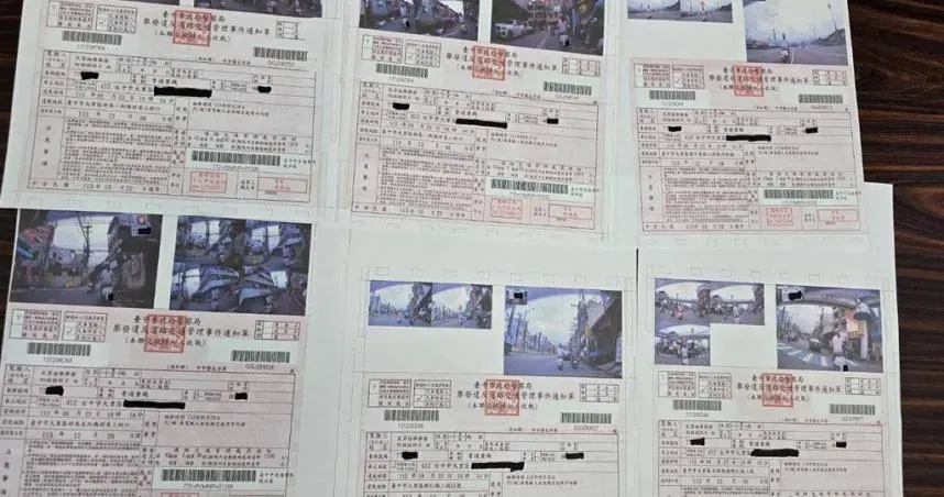台中女大生騎機車疑遭惡意檢舉！違規2分鐘「慘吞6罰單」　警方：可提出申訴