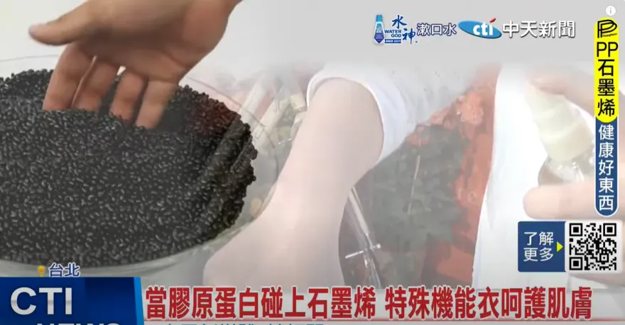 結合石墨烯與膠原蛋白！　台灣紡織掀起「穿衣護膚潮」