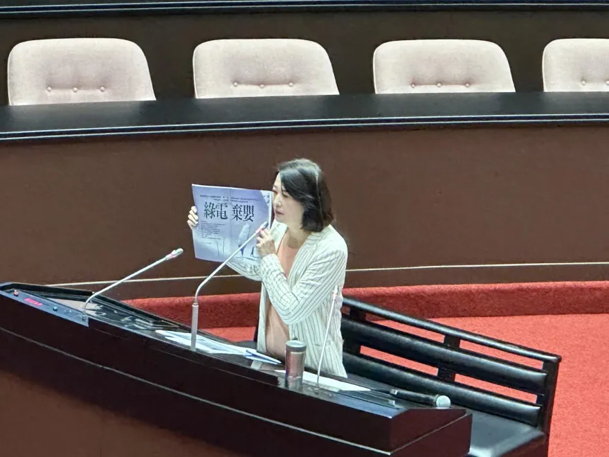 轟民進黨鴨霸癱瘓國會　王鴻薇：台灣民主之恥當之無愧