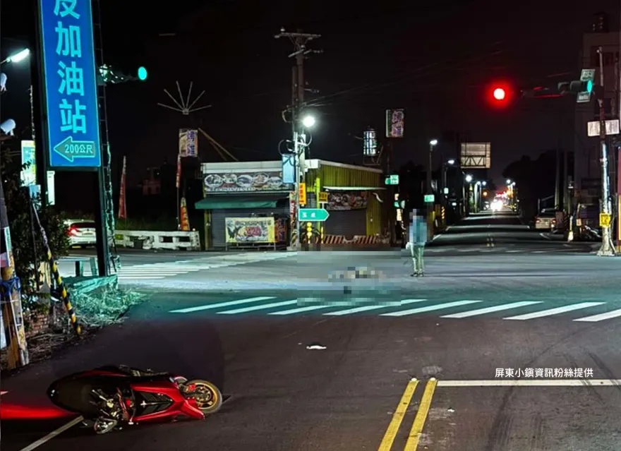 屏東嚴重車禍！左轉轎車未禮讓直行騎士　24歲男噴飛亡