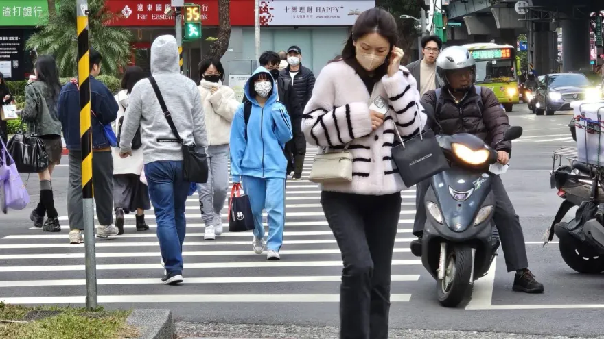 今晨急探2.1℃！明又一波冷氣團猛襲　雨掃半個台灣