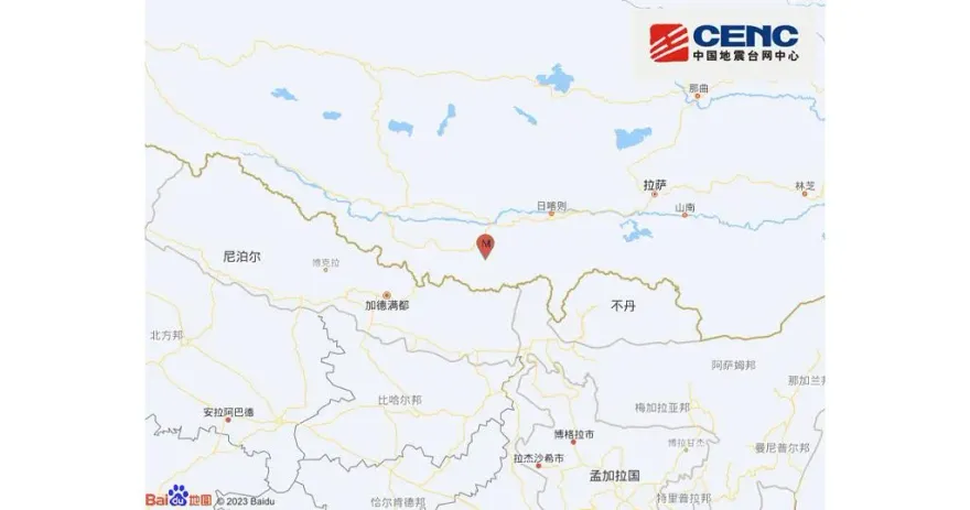 災情不明！西藏發生7.1極淺層強震　尼泊爾等地受影響