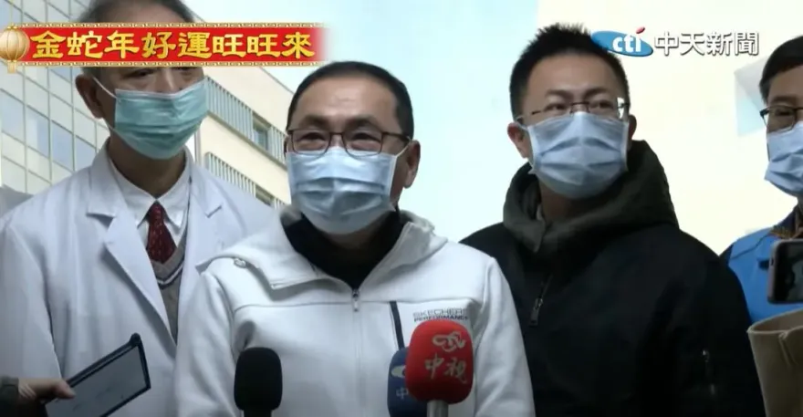 除夕憂流感疫情升溫　侯友宜赴三重聯醫慰問醫護人員