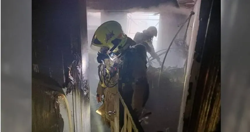台南驚見社區「10樓大火」！女屋主嗆傷送醫、33人逃