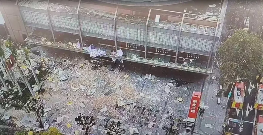 侯友宜出手！台中新光三越氣爆　傳訊盧秀燕：全力協助