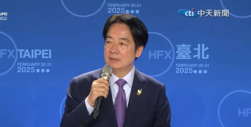 賴清德出席哈利法克斯論壇　重申軍費GDP 3%、非紅供應鏈