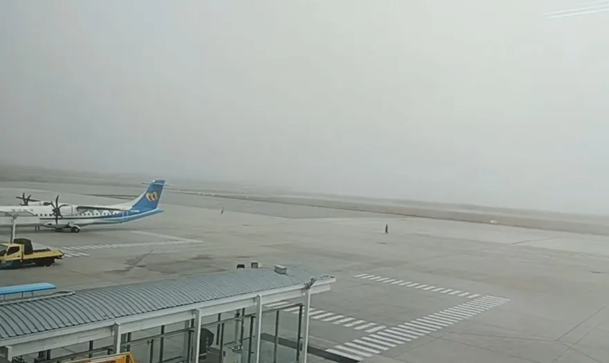 受濃霧影響！金門機場下午14:45起航班暫停起降