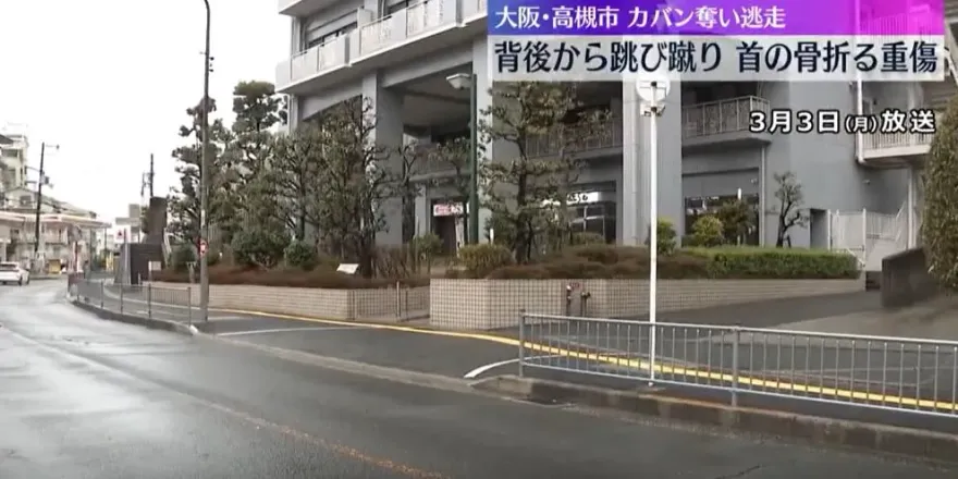 搶劫新手法！日男遭背後飛踢倒地　搶匪「假意關心」趁機搶包