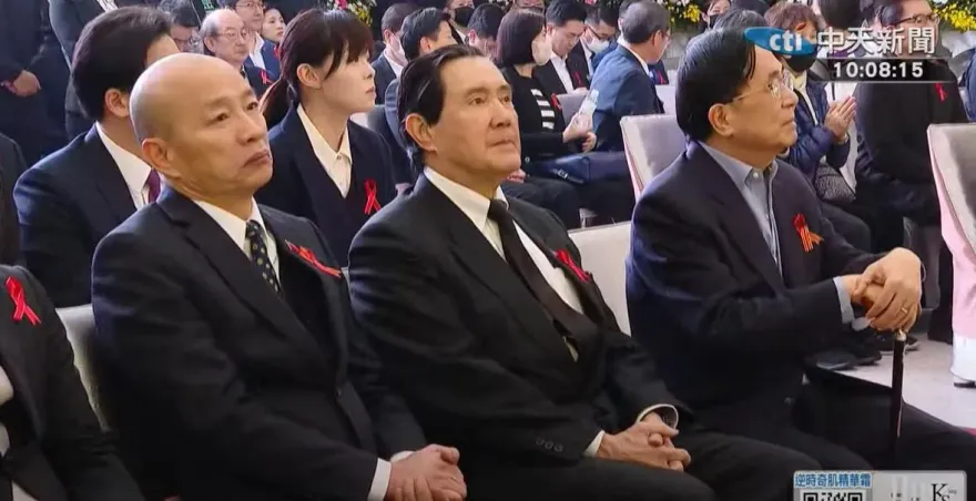 柯爸告別式/韓國瑜眼泛淚、馬英九感無常、陳水扁蓄鬍凝重