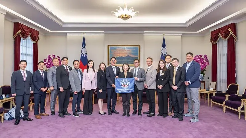 接見美國華裔訪團　蕭副總統：台美共享相同價值利益