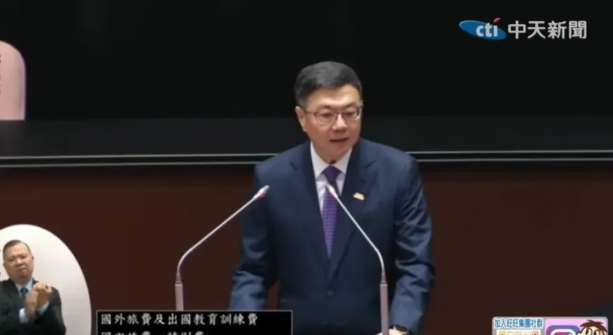 卓榮泰預告：總預算覆議若失敗　尋求憲政救濟是最後選擇