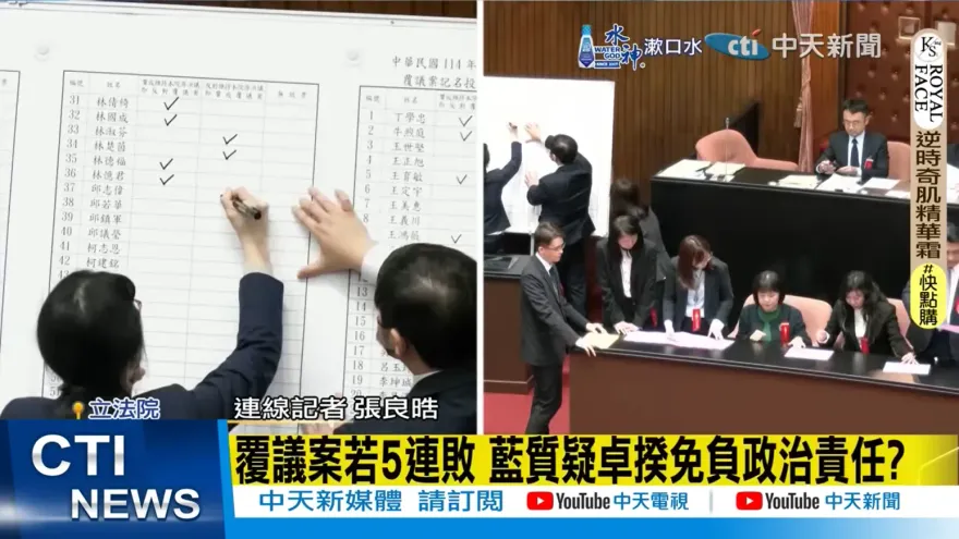 立院大砍中央政府總預算　TPOF民調：逾半認為不適當
