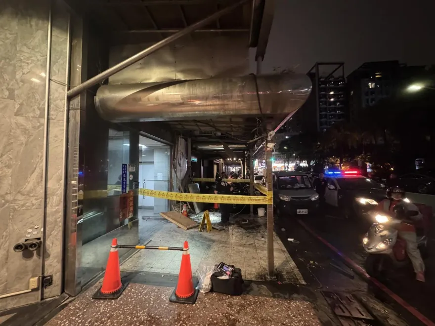 燒肉粽翻版！北市男模會館旁女子墜樓　撞破遮雨棚壓傷路人