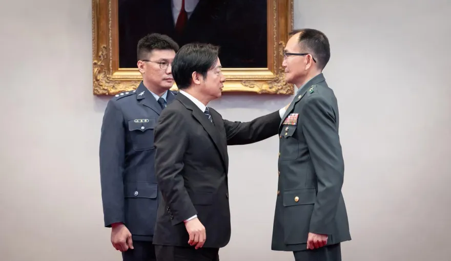 主持6少將晉任典禮　賴清德盼國軍：展現自我防衛決心