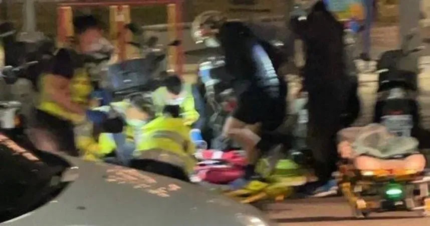 台中南屯24歲男「搭電梯上15樓墜下」！　重摔馬路上送醫不治