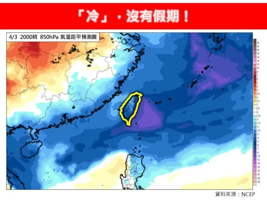 日夜溫差大！專家示警「冷沒有假期」　下波又有春雨轟炸