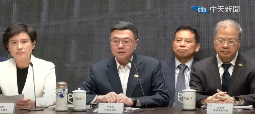 卓榮泰「安心睡」炎上！他記者會上道歉：我們來晚了一天