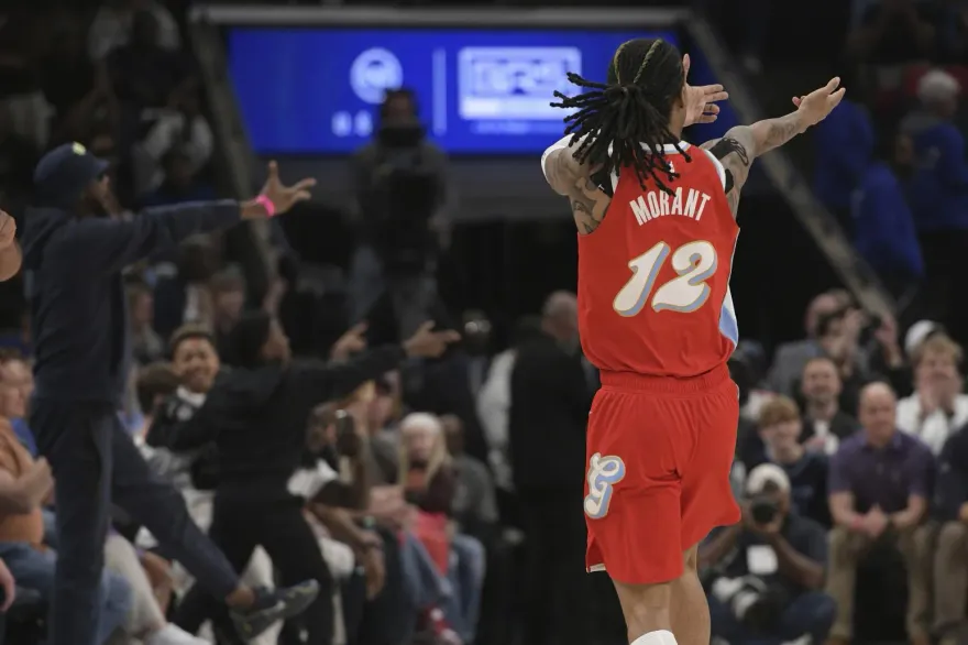 灰熊莫蘭特又做開槍手勢！　NBA這次直接罰7.5萬美元