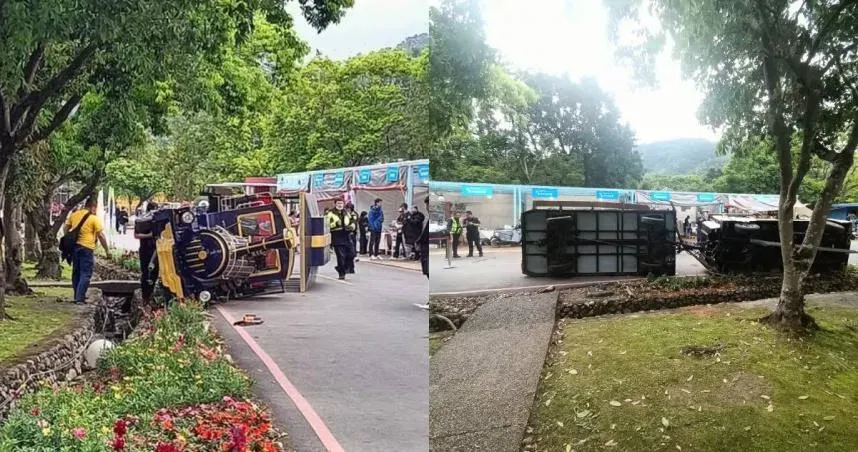 綠博遊園小火車疑飆車撞死老翁　遊客有感：這兩天開超快