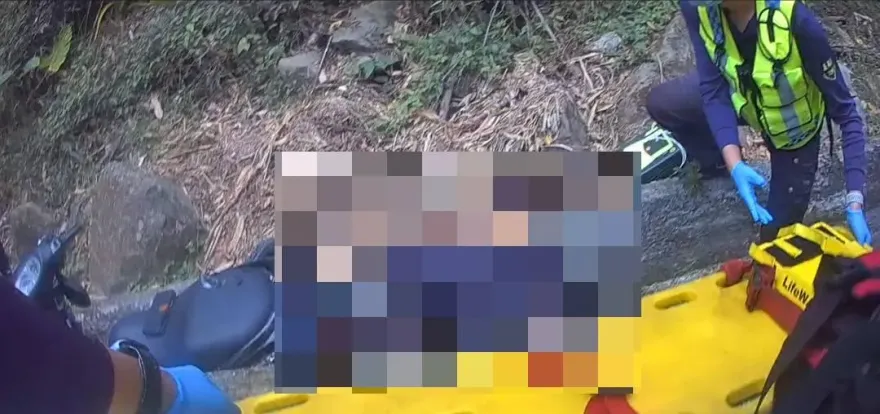 影/魂斷清明節！嘉義台3線騎士「過彎失控」墜溝亡