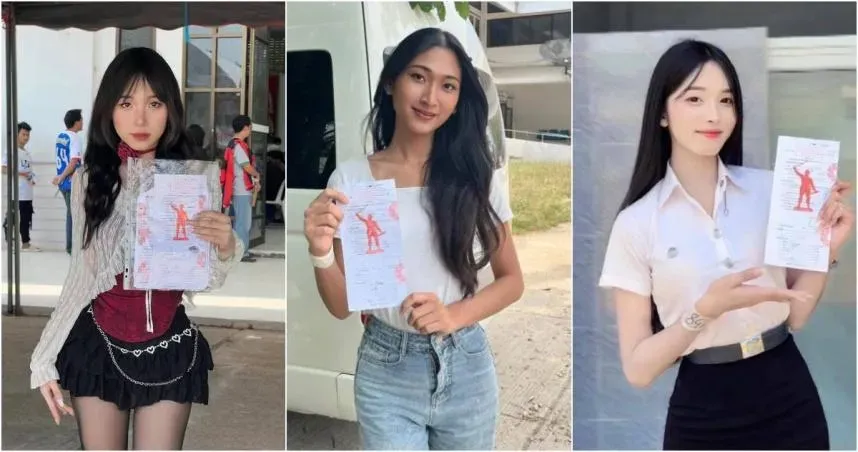不是選美！泰變性「美嬌男們」現身兵役抽籤　高顏值曝光