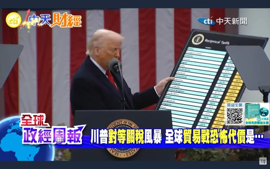 全球政經周報/川普關稅「震撼彈」！投資者面臨驚悚抉擇：避險還是豪賭？