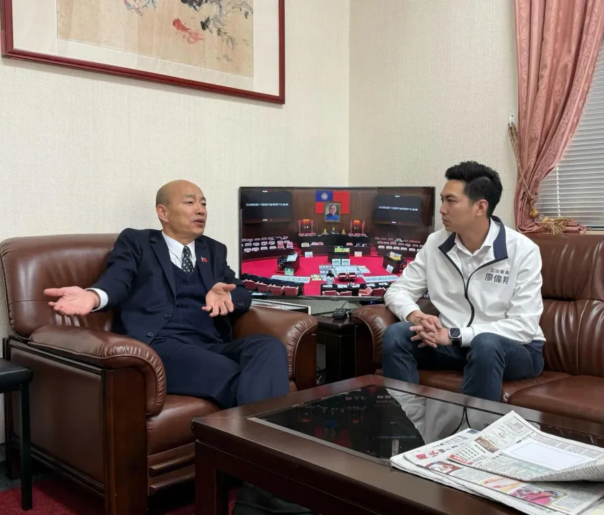 綠營霸佔立院主席台還「篡位」　韓國瑜：真的院長沒頭髮