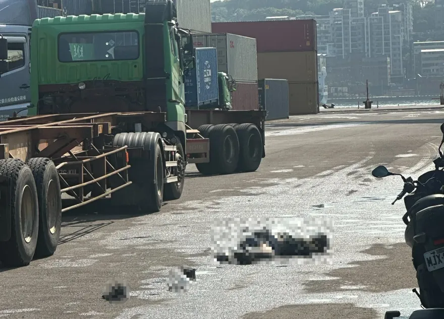 基隆港爆死亡意外！貨車駕駛遭聯結車輾過　傷重不治