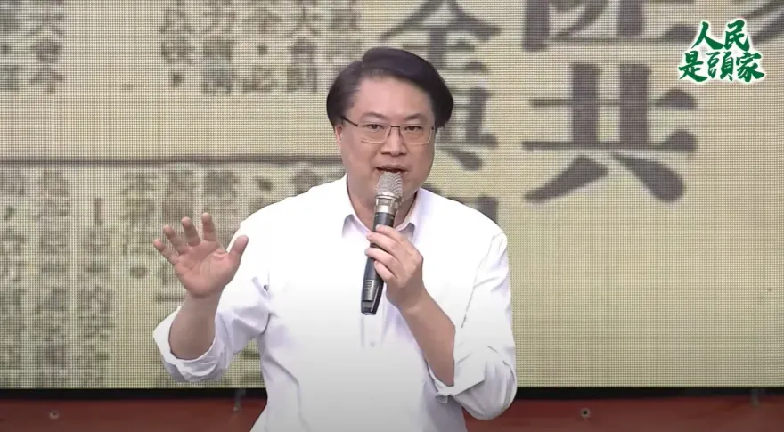 影/林右昌狂言：國民黨主席是王滬寧？藍白是政協委員？
