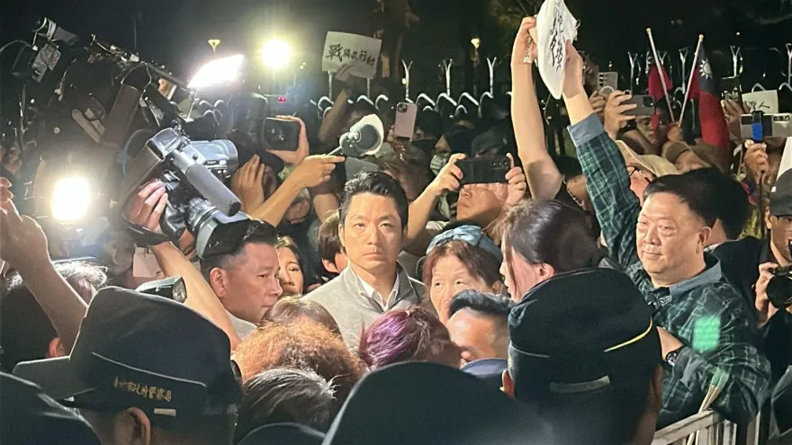 蔣萬安喊扛北檢集會後果：今晚個人行為自己承擔