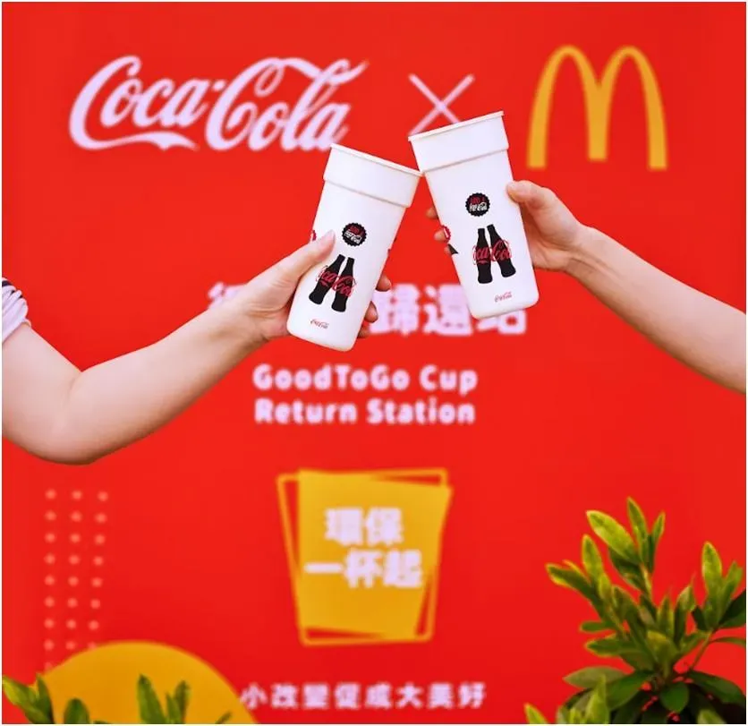 2025最潮喝法！可口可樂攜手麥當勞推循環杯　外帶更便利