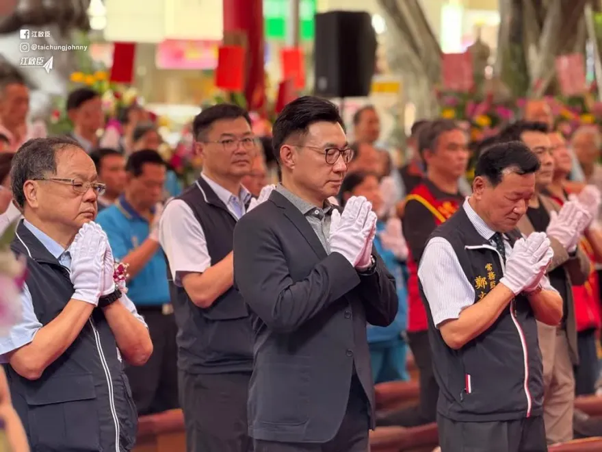 向媽祖祈願！江啟臣喊話：期待司法超然獨立沒有雙標