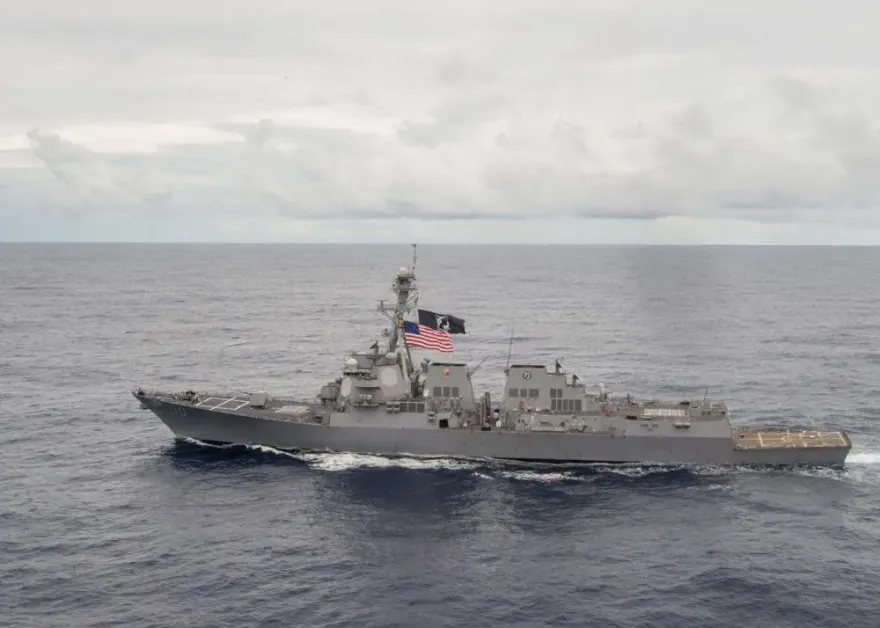 美驅逐艦4/23穿越台灣海峽！川普重返白宮後第二次
