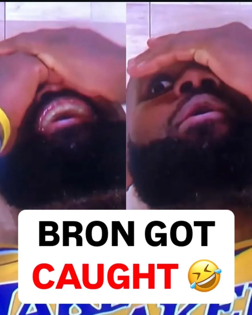 NBA/戲精敵不過攝影機！　湖人「詹皇」倒地偷瞄被抓包