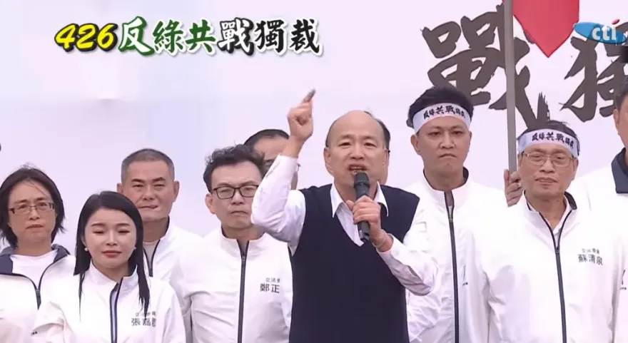 賴清德喊「要戰獨裁應去天安門」 韓國瑜嗆爆：這不是在講笑話嗎？