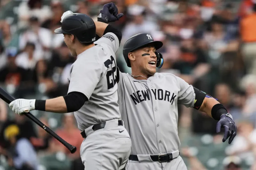 MLB/洋基前三棒開賽連續炸裂　單場19安棒打金鶯寫紀錄