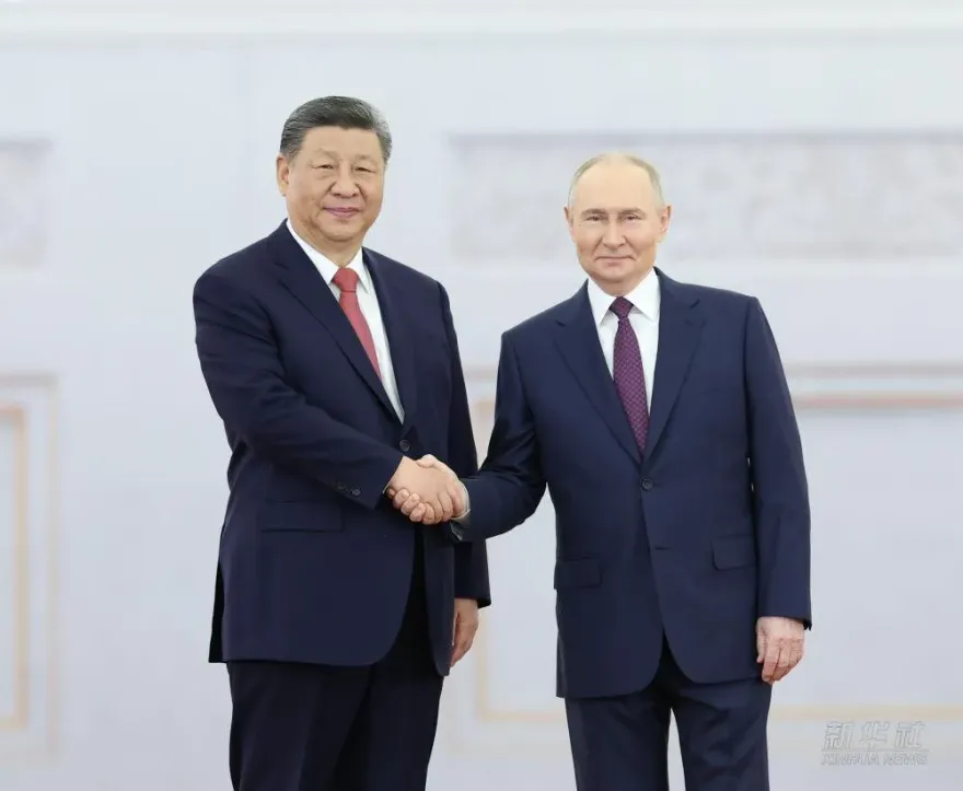 訪俄重頭戲！習近平抵克宮　與普丁進行小範圍會談