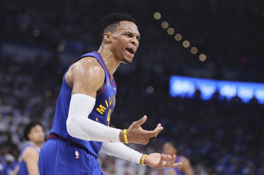 NBA/談是否續留金塊　威少反問記者：你知道明天要穿什麼了嗎？