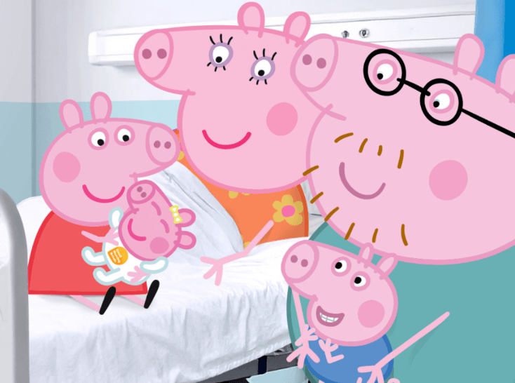 佩佩豬有妹妹了！豬媽媽520順產第3胎　全家福照曝光