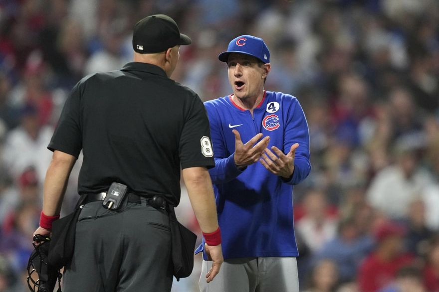 MLB/連兩戰都被逐出場！小熊教頭火很大　延長賽1分飲恨