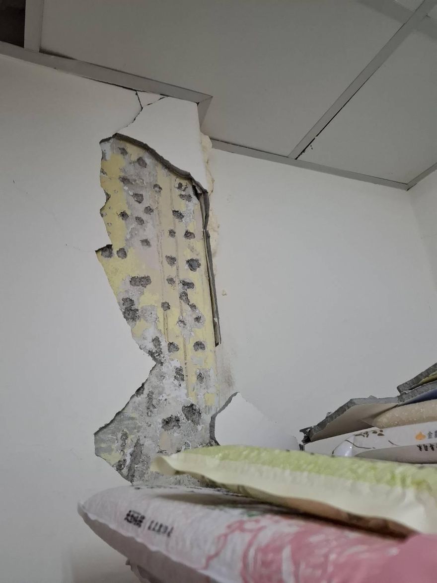 6.4強震北市猛搖！建物牆面驚見裂痕　專家：安全無虞