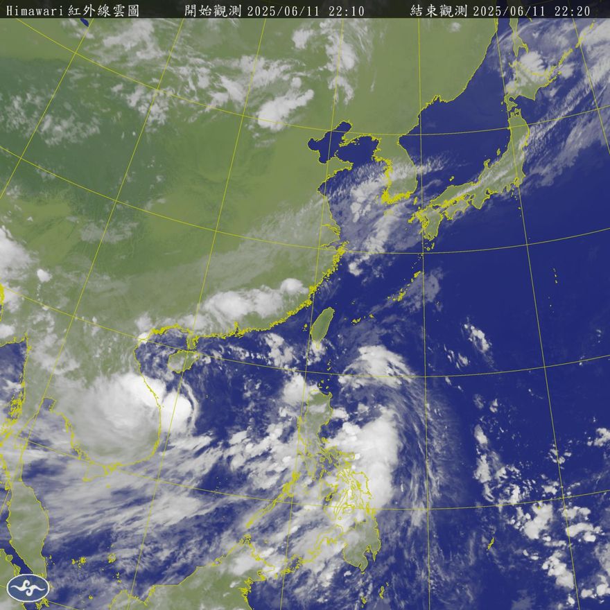 接力蝴蝶颱風！熱帶低壓生成了　氣象署：全台嚴防豪雨