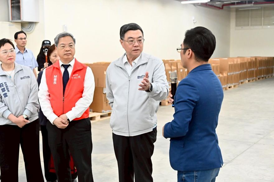視察曾文溪　卓榮泰：更大規模治水計畫審議中
