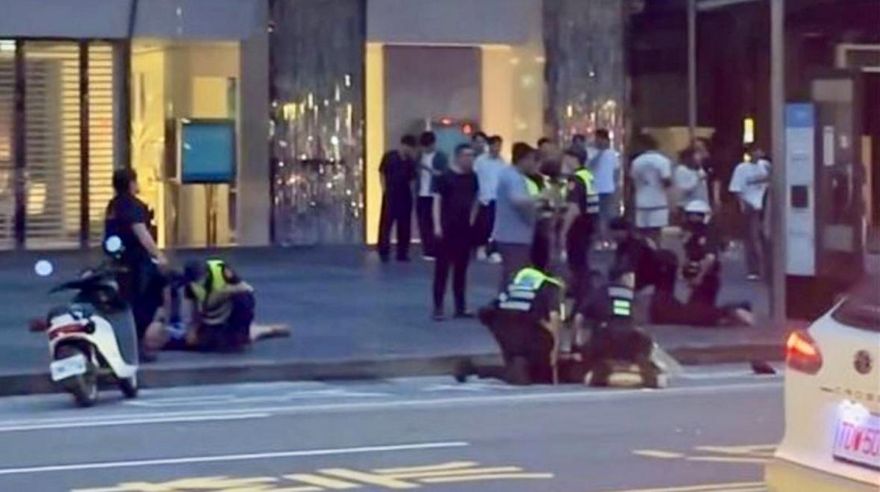 影/信義區夜店男醉嗆運將父子檔　3人街頭大亂鬥