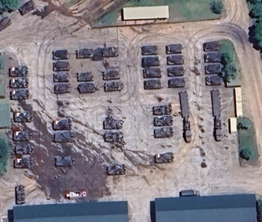 陸軍最新銳M1A2T戰車　裝訓部民間衛星影像曝光